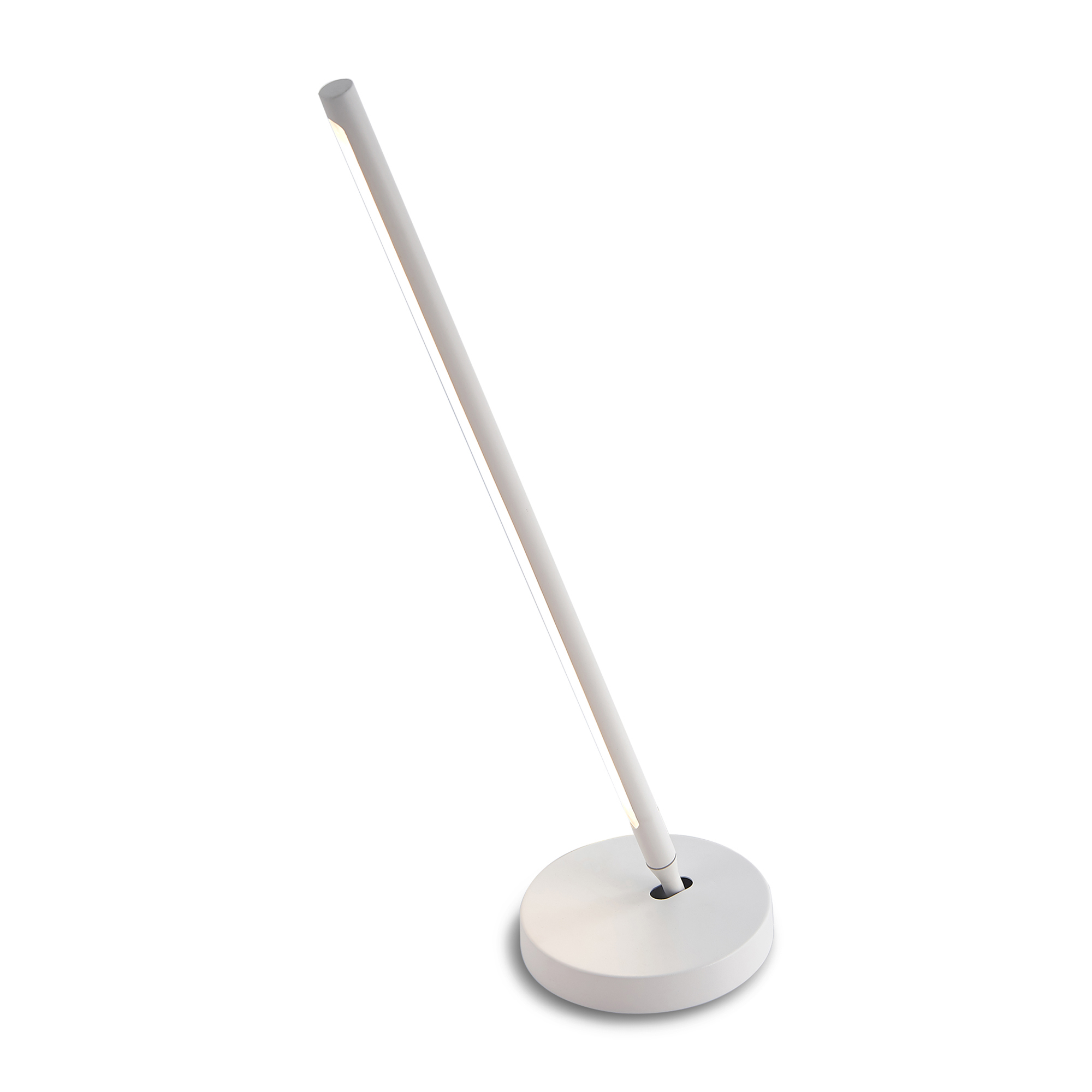 M6737  Torch 60cm Table Lamp 11W LED Sand White